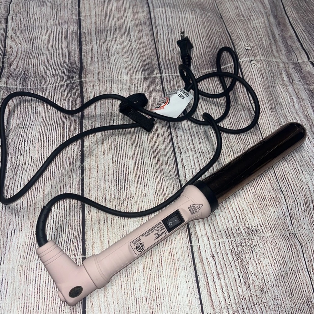 LANGE ONDULE  Blush Rose Titanium Hair Curling Wand 32mm 1-1/4" Works Great!